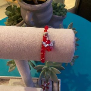 Red angle bracelet